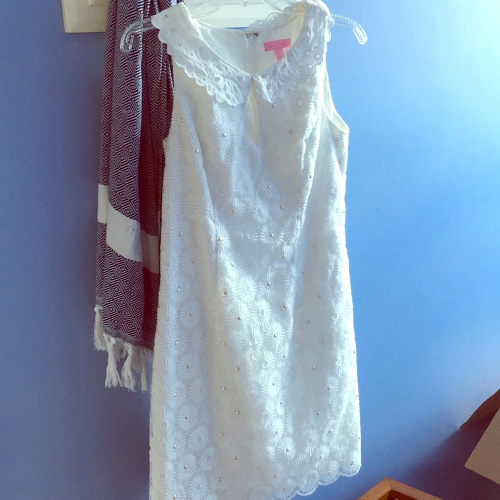 Lily Pulitzer White Dress. Worn once.